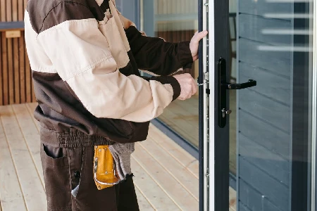 Cleaning And Polishing Glass Door Installation in Homestead, FL